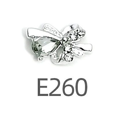 Transfronterizo Japonés arco de uñas accesorios de pajarita caliente simple todo fósforo tridimensional hueco joyería de uñas de diamantes al por mayor