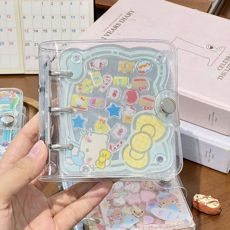 可爱helloKitty摇摇乐卡册三丽鸥家族亚克力收纳本合计高颜值卡册|undefined