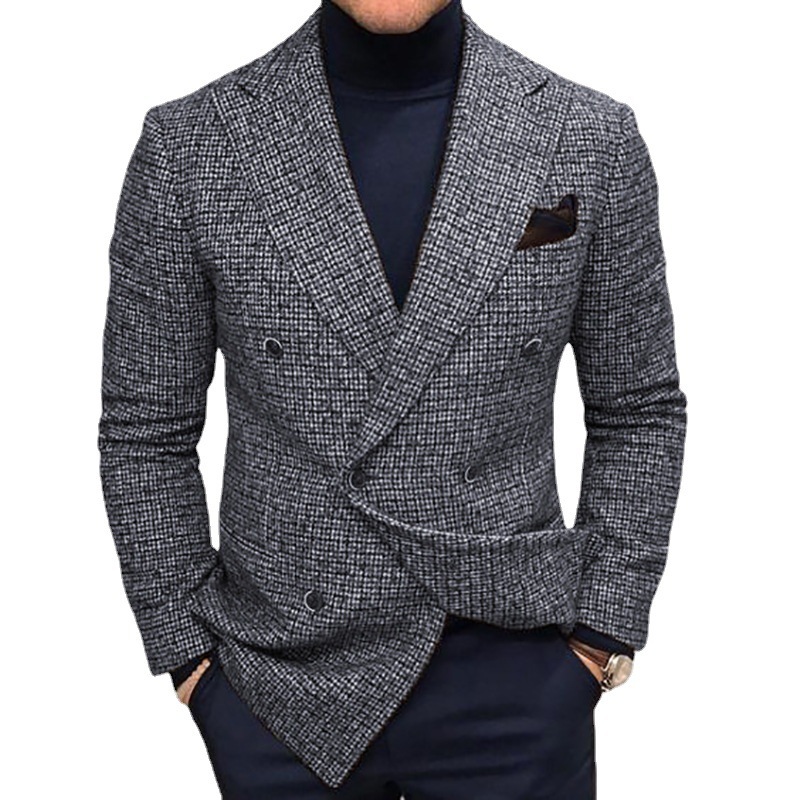Herren Sakko Im Britischen Stil Für Den Herbst – Eleganter Blazer_voghion.com