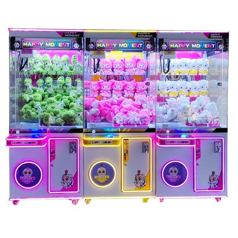 Máquina de muñecas de sujeción de muñecas completamente transparente agarrar muñecas de monedas de pesca de muñecas de suspensión todo en uno gran máquina de bocadillos comerciales image 5