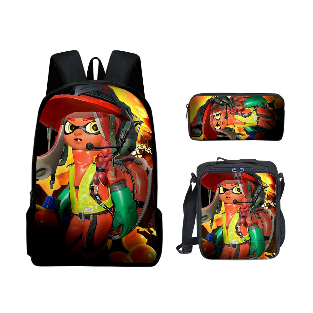 (Cross-border trading), set, backpack, children's school bag, pencil case, 2023, new collection, 3 piece set