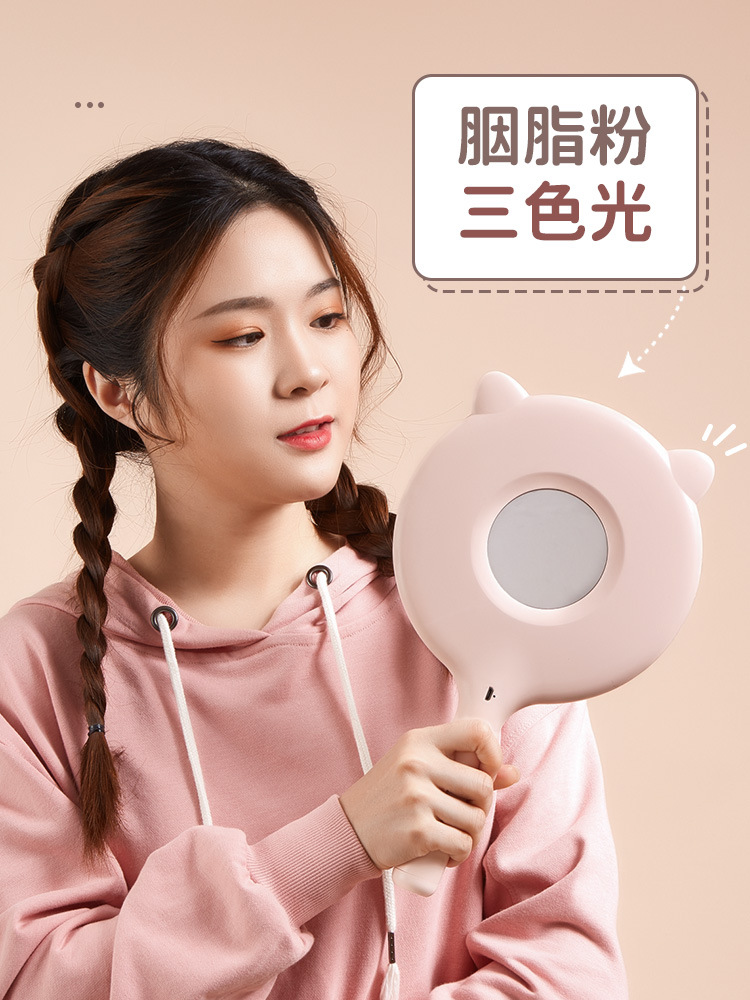 Handheld face blush, phone holder, storage system, three colors