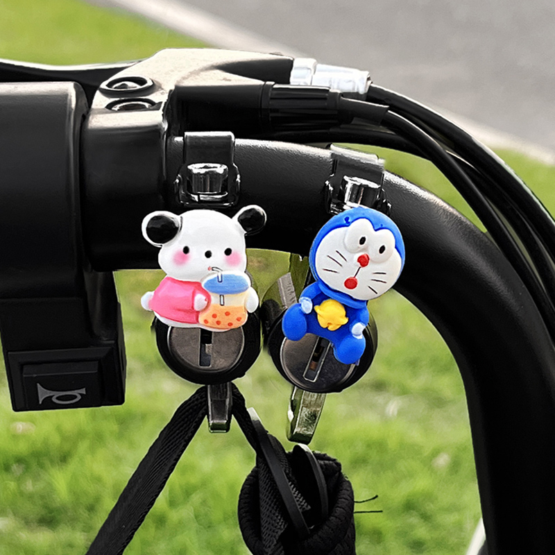 Electric car helmet lock anti-theft fixed hook cute cartoon motorcycle battery car safety helmet anti-theft lock universal
