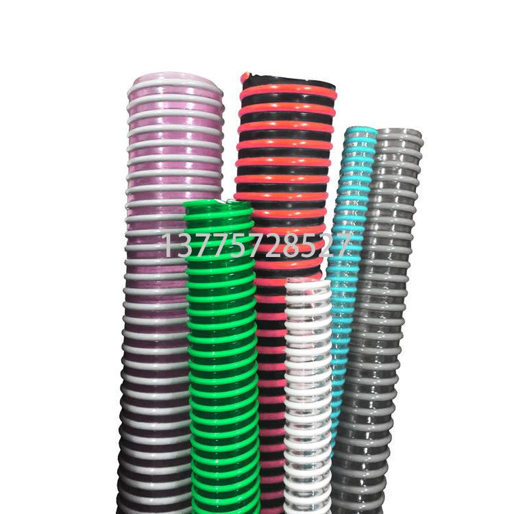 耐正负压塑筋增强抽淤泥2寸2.5寸DN50DN65mmPVC抽排水吸水软管