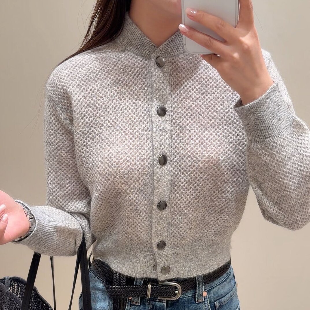 Autumn fashionable cardigan