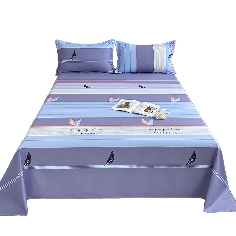 100% algodón sábanas dormitorio de estudiantes cubierta de cama individual niños de verano una sola pieza engrosada edredón al por mayor image 6