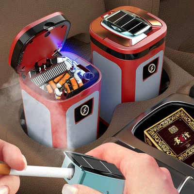 Car ashtray, to Prevent Ash Flying, Automatic