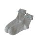 Socks Women's Spring and Autumn Mid-length Socks Solid Color Pure Cotton Boneless Ins Fashionable Korean Style College Style Long Barrel Stacked Socks