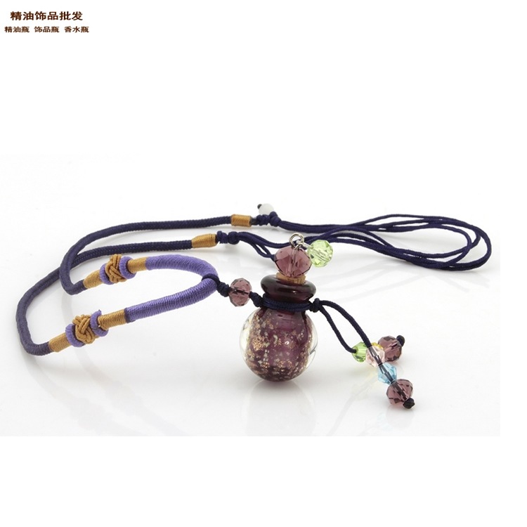 精油饰品网紫色小球形金沙款双扣绳项链4.jpg