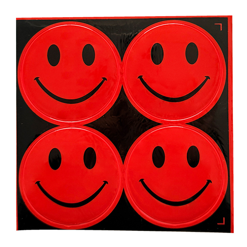 65*65*빅 레드*PVC 반사 격자 + 자체 접착