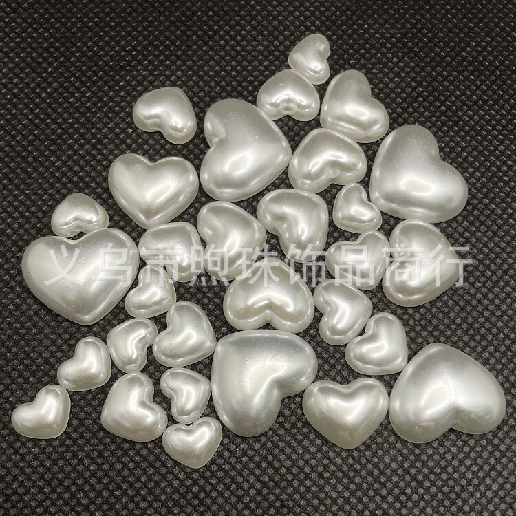 Half-Faced Heart Pearls High-Gloss Half Flats-Bottom Peach Heart-Shaped DIY Mobile Phone Case Loose Beads Special-Shaped Cream Glue Accessories Half-Faced Heart Pearls High-Gloss Half Flats-Bottom Peach Heart-Shaped DIY Mobile Phone Case Loose Beads Special-Shaped Cream Glue Accessories