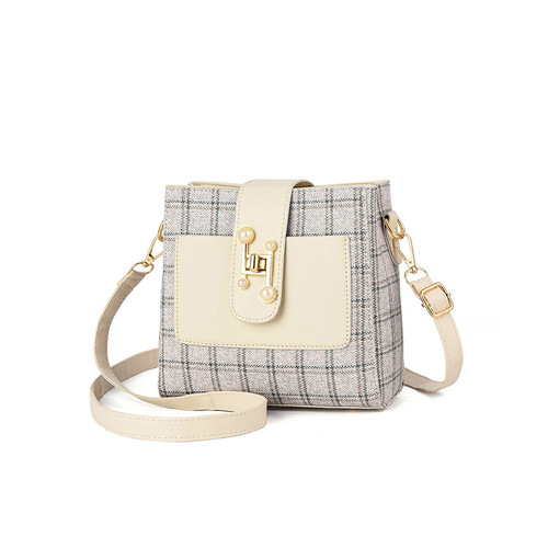 Women's New Korean Style Fashion Casual Student Universal Shoulder Bag Crossbody Bag Water Bucket Bag Manufacturer Cross-border Wholesale