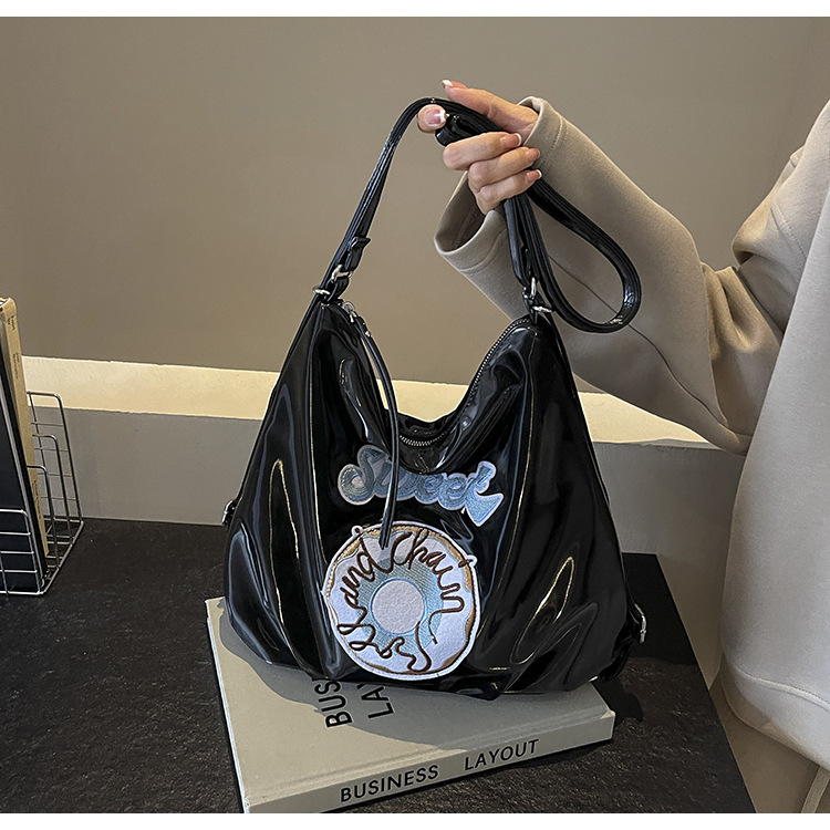 Trendy Multiple Back Methods Large Capacity for Women 2024 New Bags Letter Commuter Shoulder Bag Student Backpack_voghion.com