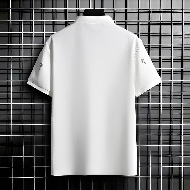 Polo de manga corta verano para hombres nueva tendencia hermosa camiseta casual de media manga para hombres más ropa de hombre de talla grande suelta