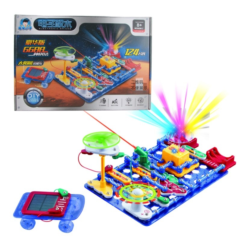 124 электронных строительных блока