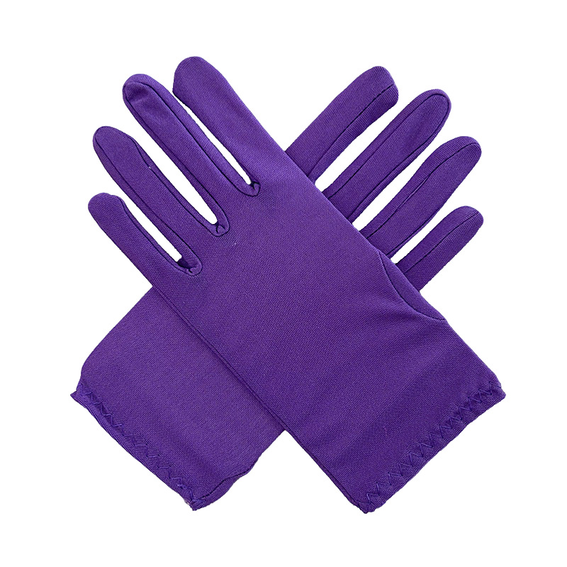 Guantes cortos de seda de leche, accesorios de vestir, guantes de etiqueta, imprescindibles para salir en verano