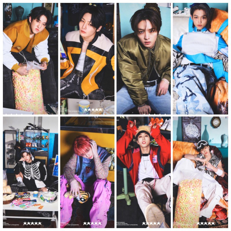 S K《★★★★★ (5-STAR)》同款不干胶海报 墙贴画 周边