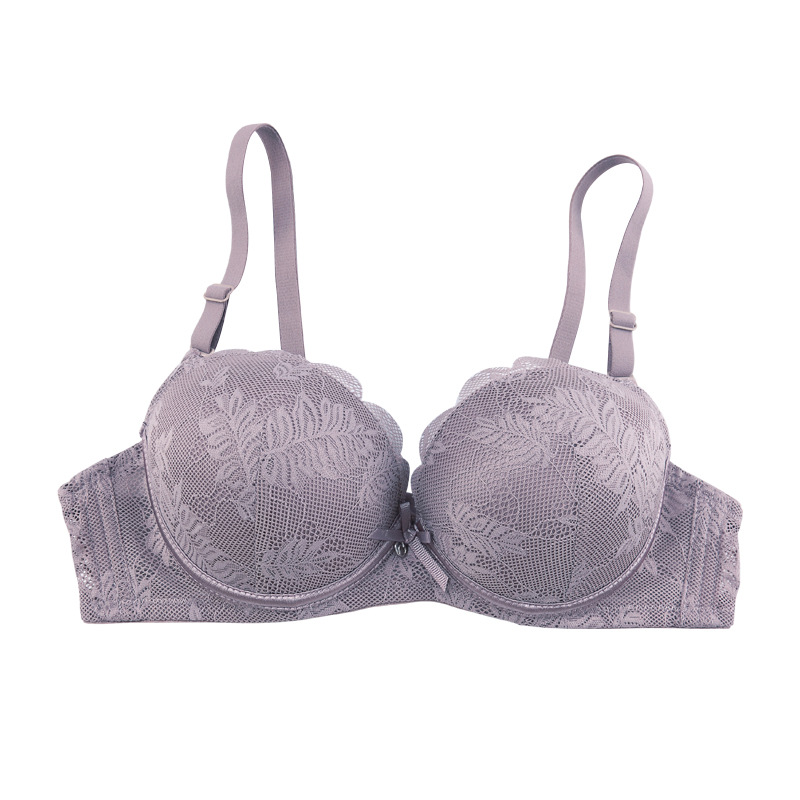 Pequeño pecho para reunir sexy damas sujetador delgado debajo de la banda gruesa de acero de la fábrica de ropa interior en stock sujetador del sudeste asiático