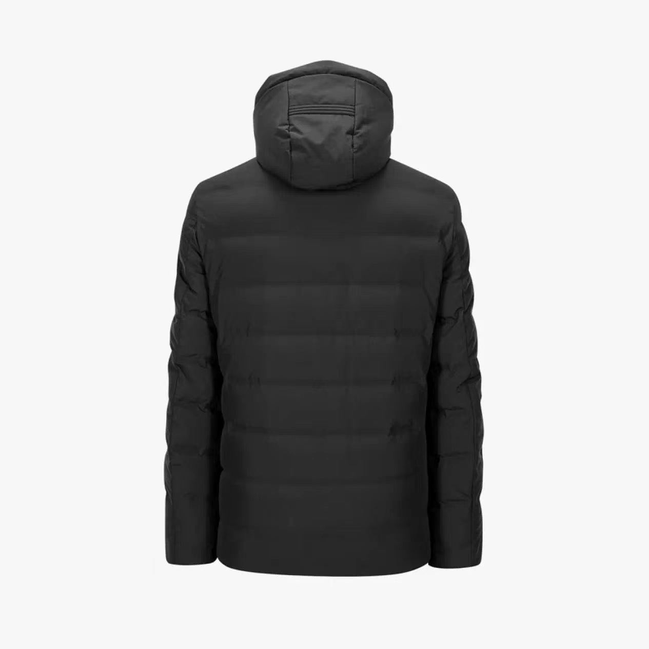 Invierno simple elegante color sólido abajo chaqueta de los hombres de longitud media casual abajo chaqueta con capucha caliente chaqueta de los hombres abajo