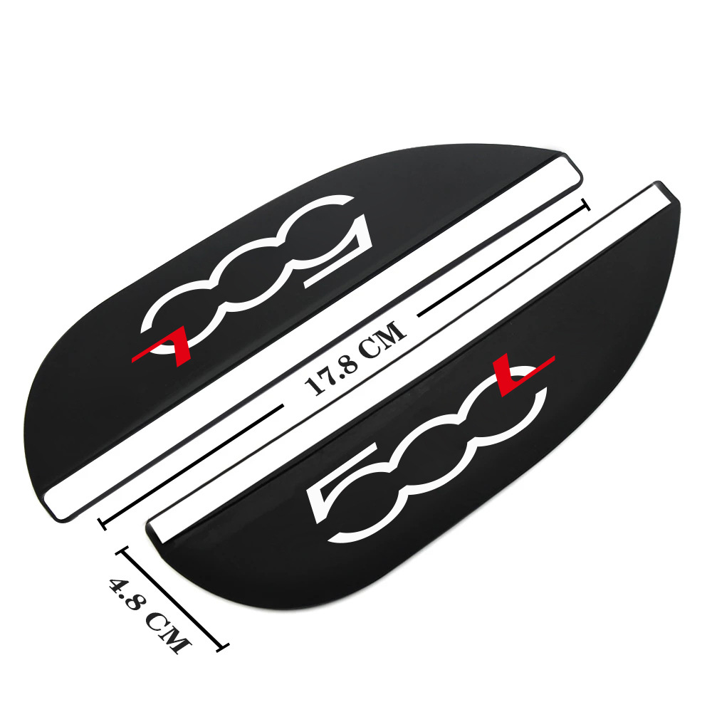 Decoration for 500C – Fiat Rearview mirror rainproof sticker - fiat-3-500l