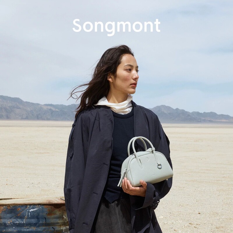 【ウェンチーと同じスタイル】Songmont 山下裕松トレース ミニボウリングバッグ クロスボディボストンスモールバッグ|undefined