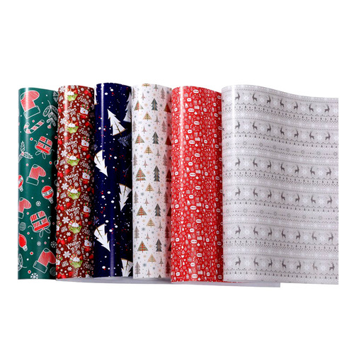 Packaging paper Christmas gift paper gift bunch box packaging new cross-border thick in stock wholesale custom