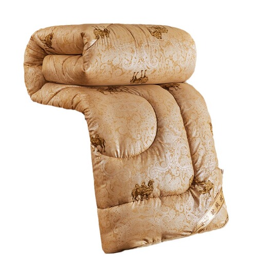 Camel hair quilt thickened and warm camel hair quilt will sell gift quilt core spring and autumn quilt thick quilt single and double manufacturers wholesale
