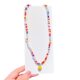 Children's 2025 New Style Whitening High-Value Small Fresh Colorfulful Candy Beaded Necklace Summer Dopamine Accessories for Women