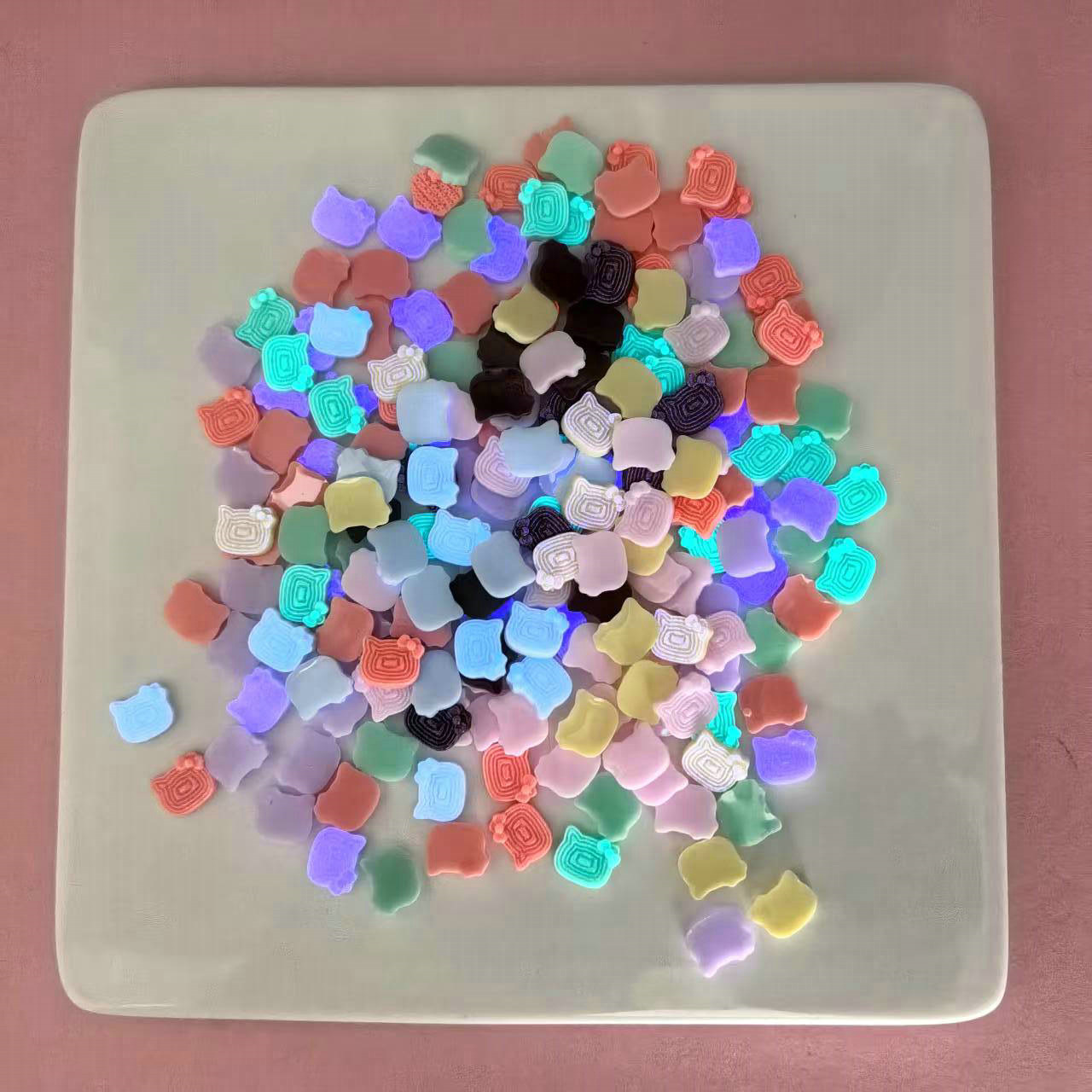 仿真食玩迷你饼干三丽鸥系列kt猫微缩卡通美甲穿戴甲盲盒填充饰