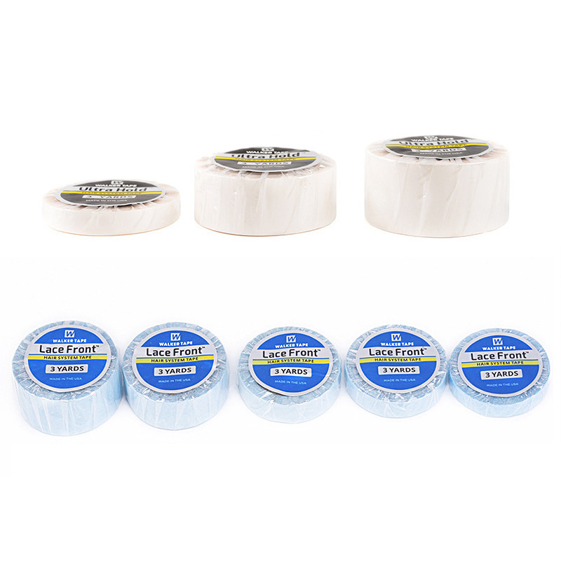 Cross-border Roll Hair Tape Plus Adhesive Seamless Reissue Wig Gel U.S. walker Waterproof Sweat-proof Wig Tape