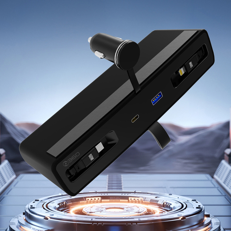 360は、マルチポート中央制御車のシガーライター変換USB Android Appleを拡張するXiaomi su7ultraに適しています。|undefined