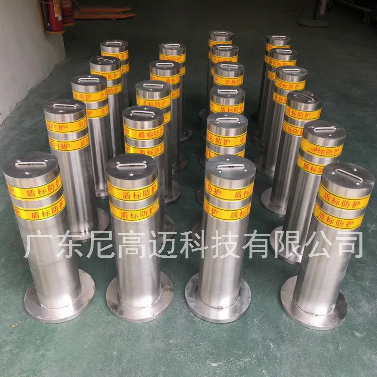 活动立柱304不锈钢防冲撞车止墩阻唐山学校社区成品移动拆卸车档