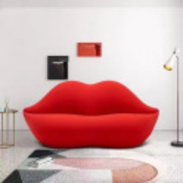 Sofá minimalista irregular de estilo italiano, sofá Julep de diseño para sala de estar con almacenamiento, curvo, tipo cashew, en oferta.