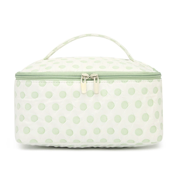 352 green dots on white background
