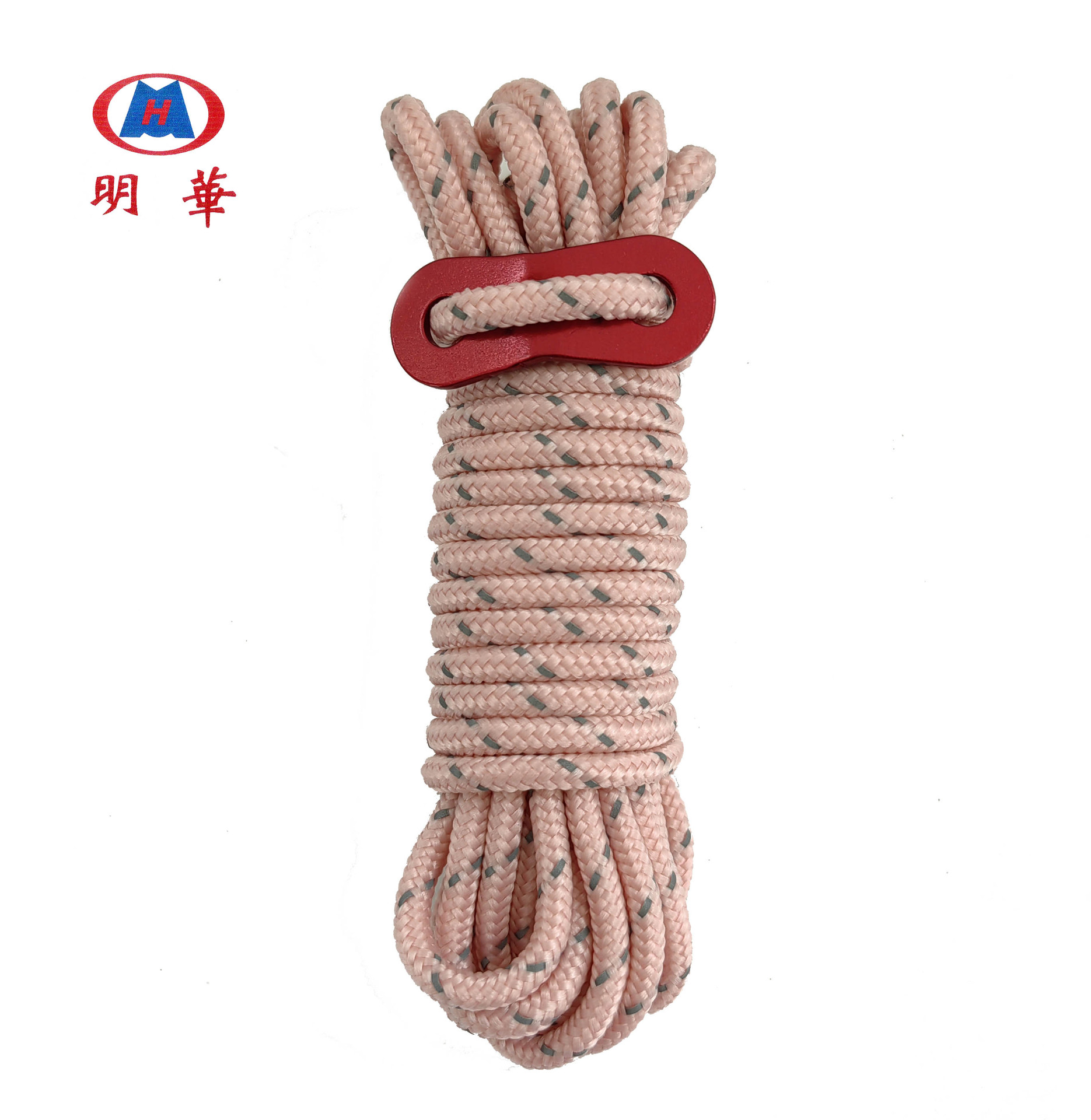 Suministro directo transfronterizo de cuerda de camping al aire libre carpa cuerda vinculante dosel cuerda a prueba de viento cuerda reflectante fija en stock fábrica al por mayor