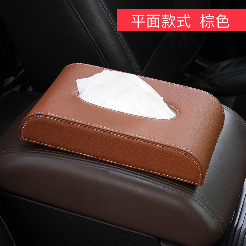 車のティッシュボックスの手すりの計器台の車のティッシュボックスの車用の引き出し箱の高級感のある車内の弁当箱|undefined