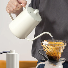 不锈钢手冲壶 挂耳咖啡手冲长嘴细口壶 冲泡煮茶家用咖啡壶器具