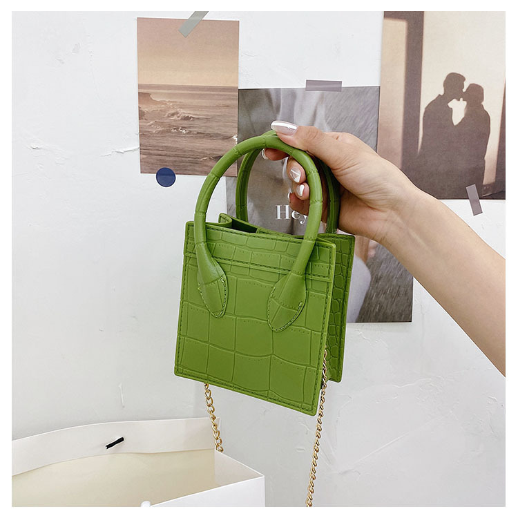 2025 Cross-border new popular smiling face bag, small square bag, fashionable and versatile chain hand bag, shoulder and crossbody jelly women's bag undefined