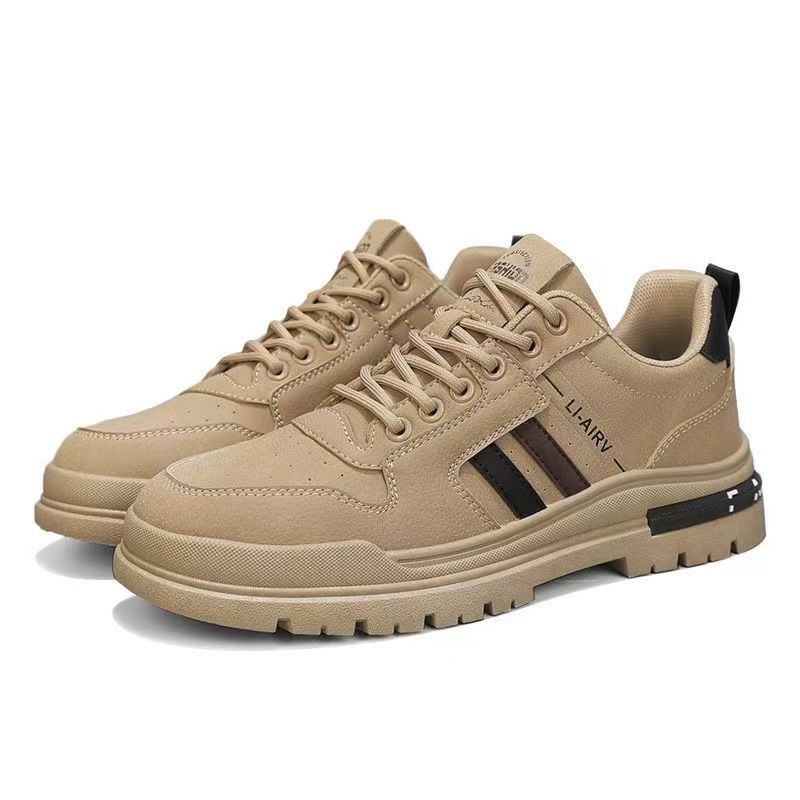 Zapatos de hombre 2026 nuevo sitio de construcción de primavera trabajo ocio zapatos de patina para trabajar zapatos antideslizantes y resistentes al desgaste para hombres