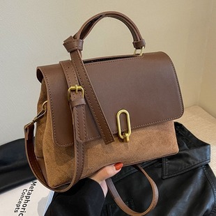 High-grade handbag women's autumn and winter 2023 new popular all-match shoulder bag retro niche crossbody commuter bag