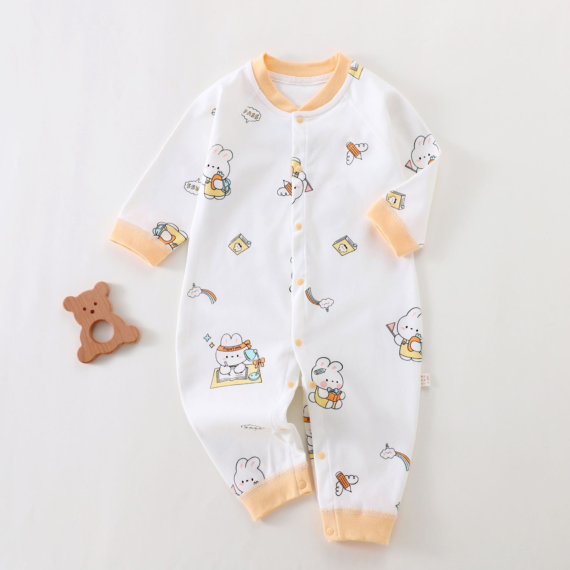 흰색 학습 토끼