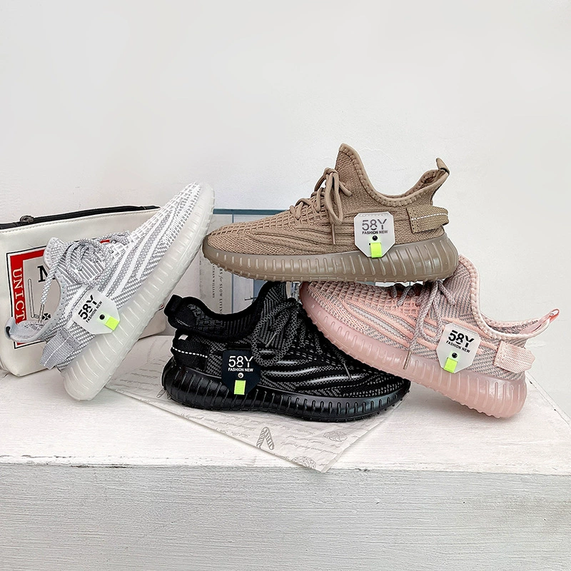 2023 Весенняя новая дышащая Летающая тканая Спортивная повседневная обувь пара повседневных легких кроссовок для фитнеса в моде