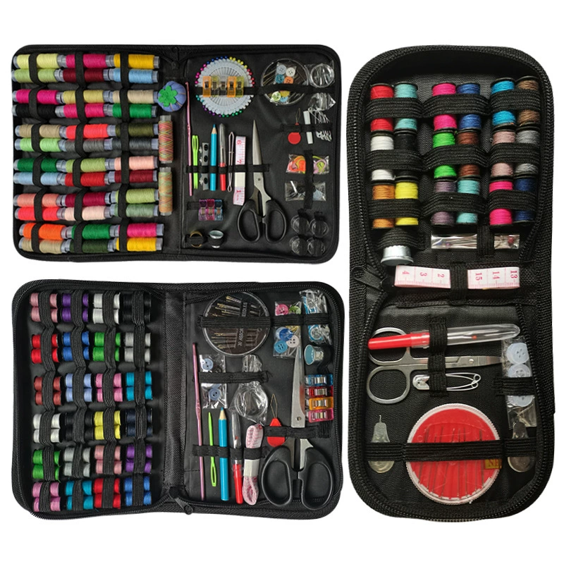 Amazon Новая портативная швейная коробка Набор для шитья Бытовой набор для ручного шитья Аксессуары Хранение аксессуаров
