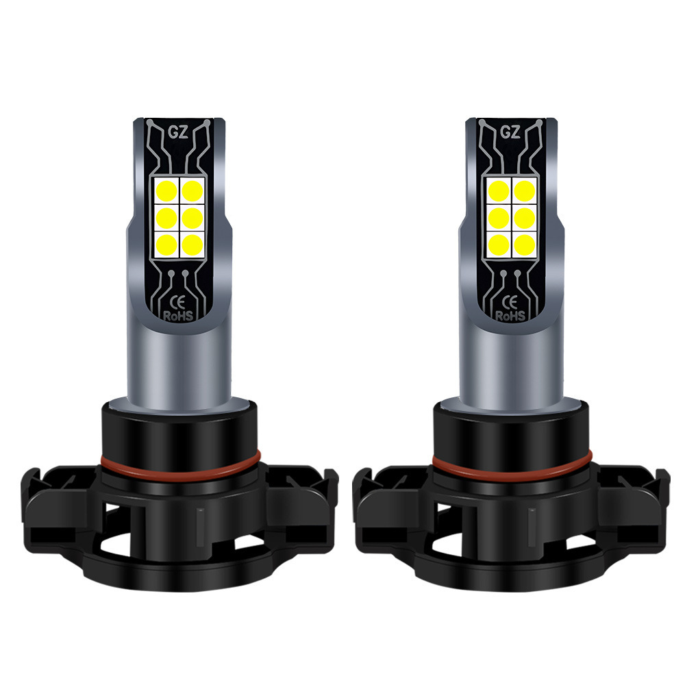 2026 Cross-Border New Product Car Led Fog Light Headlight H11 H7 9005 9006 12Smd Led Bulb