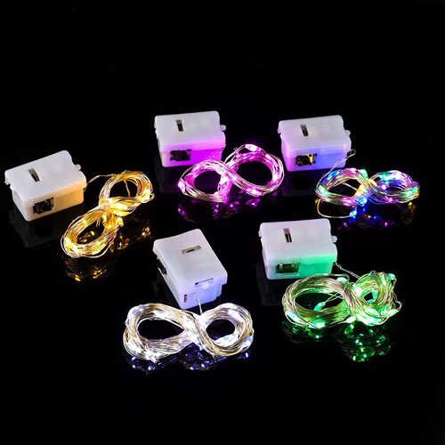 LED flash cross-border copper wire small string lights gift box light strip decoration star lights string lights wholesale