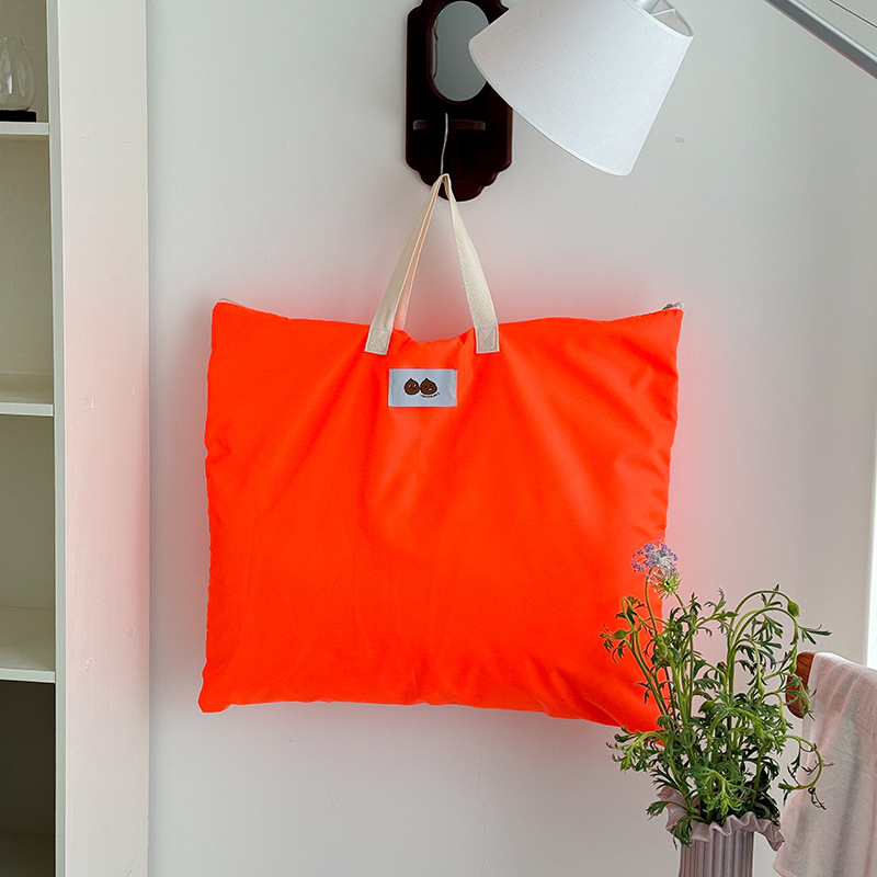 Bolsa de hombro coreana de color sólido para niños y niñas, bolsa de edredón de gran capacidad para bebés de jardín de infantes, nueva bolsa de viaje