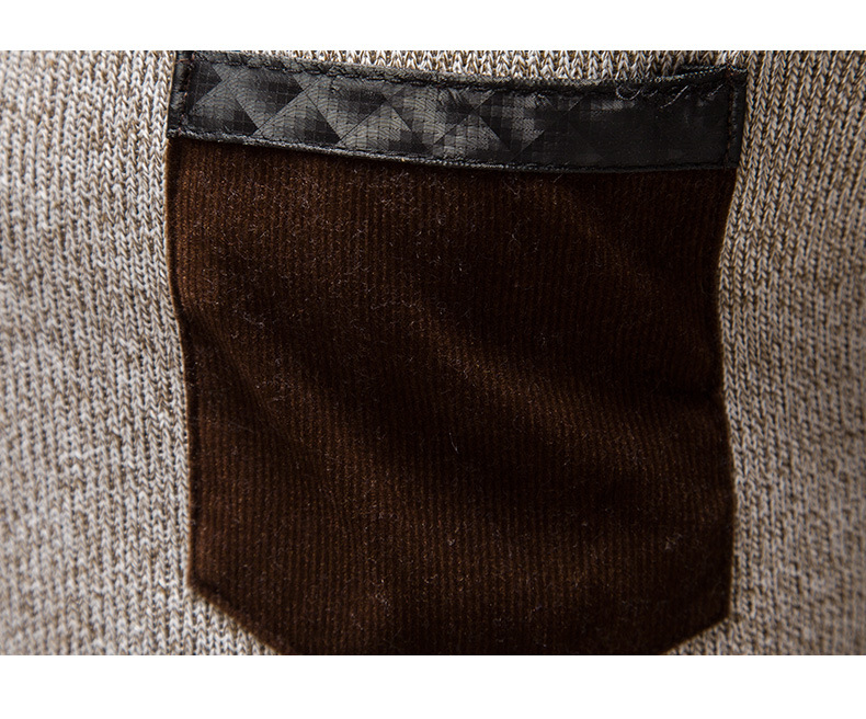 Pánsky sveter pletený pulóver pre chlapov Jeseň Zima Fleecová Teplá blúzka Polovičný zips Hrubý štýlový rolák Y2K Pánske oblečenie_voghion.com