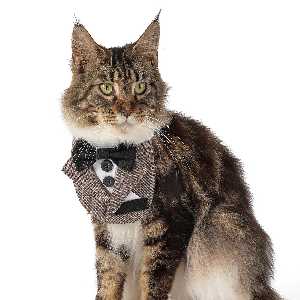 Tanpopo trajes de mascotas toallas de triángulo toallas de saliva pequeña y mediana toallas de perros gatos toallas para perros para bodas toallas de triángulo