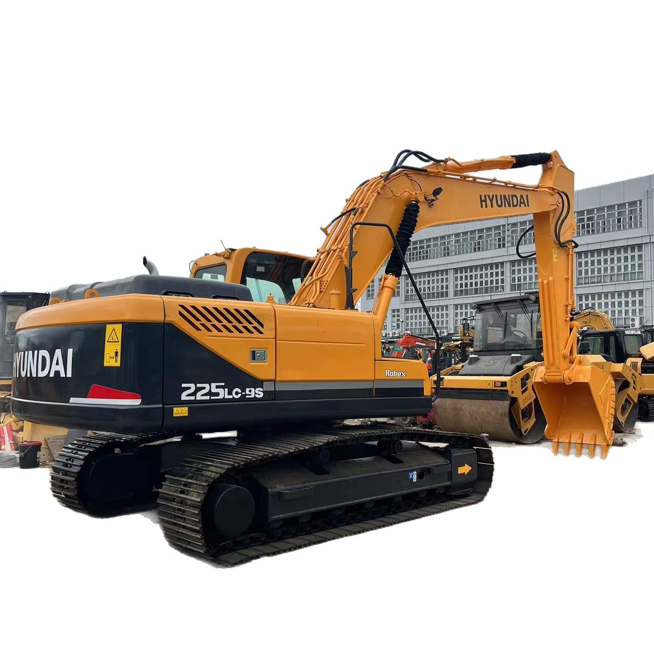 Excavadora original moderna 210W - 9 de dos ruedas de excavación de ruedas boutique puede proporcionar exportaciones de comercio exterior de renovación de vehículos completos