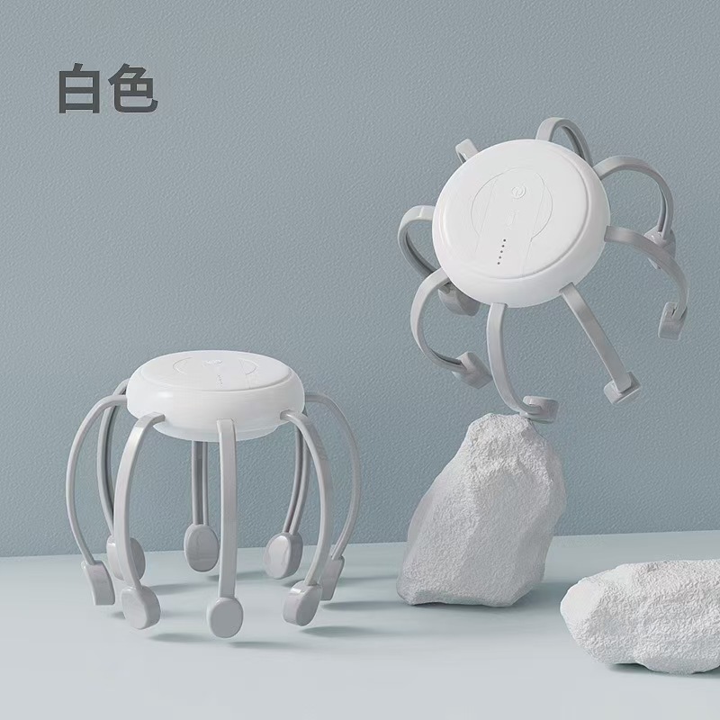 Masajeador inteligente de cabeza de octopus, máquina automática de tratamiento de cabeza, alivio de la relajación del cuero cabelludo, relajación de la cabeza, instrumentos domésticos image 7